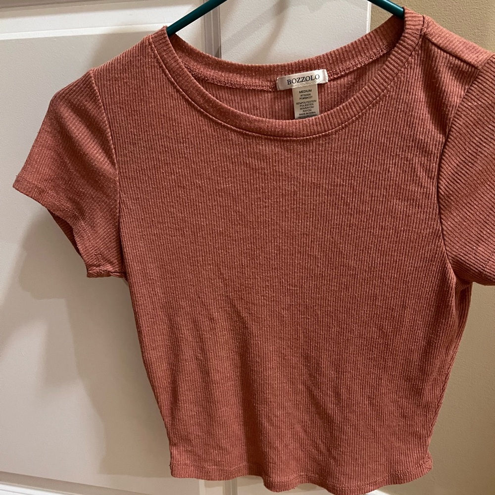 Pink crop top